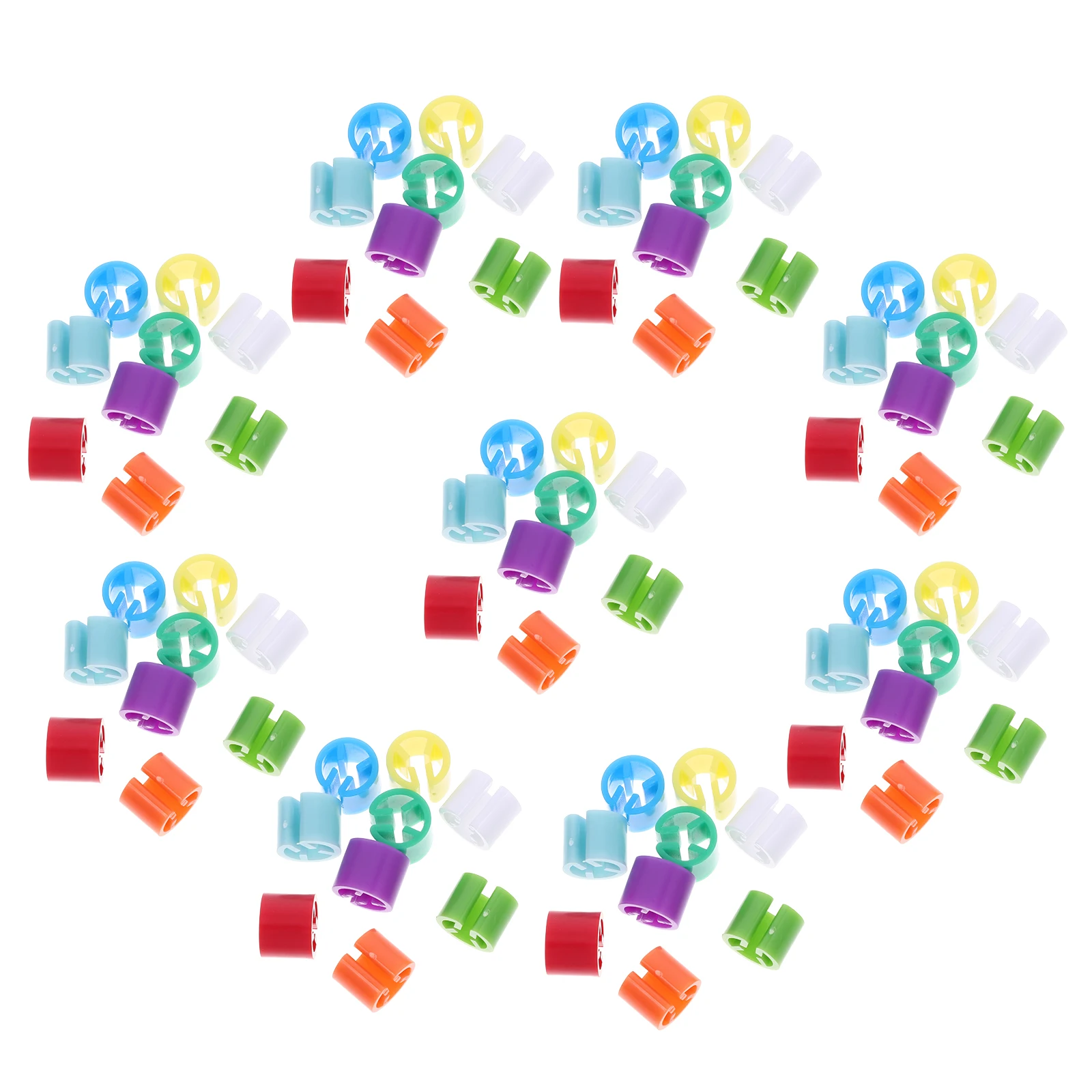 

405 Pcs Storage Box Clothes Pins Hanger Size Tags Number Marker Pant Clips Garment Marker Plastic Coding Wardrobe Organization