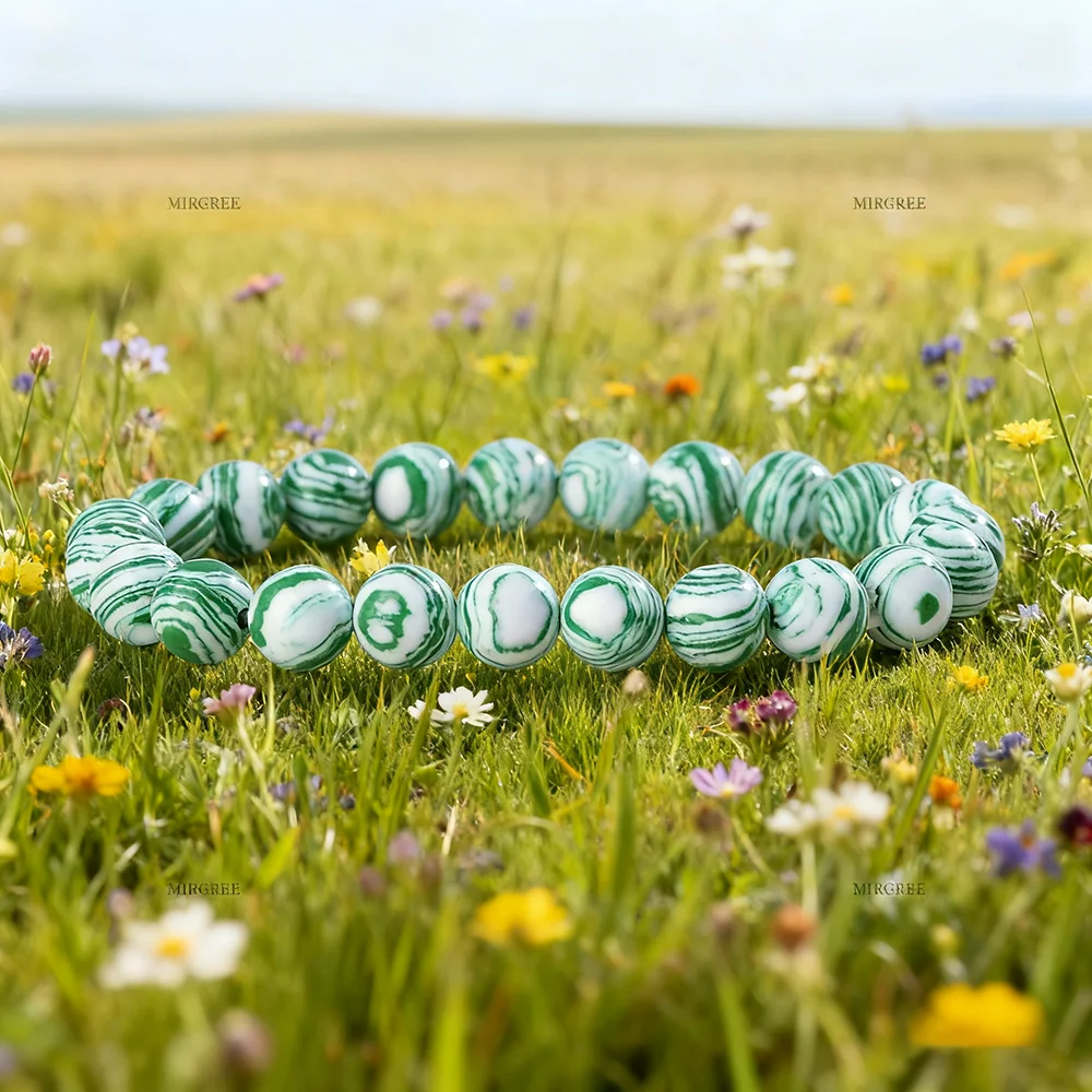 1-teiliges Perlenarmband, Naturstein-Design, modisch für Männer und Frauen, geeignet für Outdoor-/Alltagskleidung und Geschenke