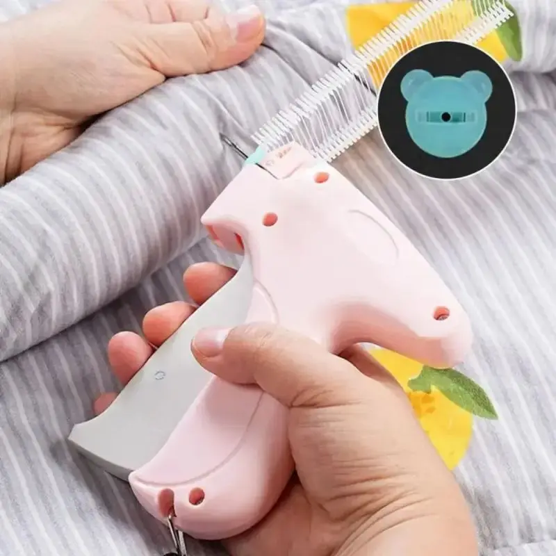 Pistola de Costura Portátil para Roupas Costura Mini Handheld Holding Tool Fixer de Reparo Temporário de Roupas Quick-fix Nova