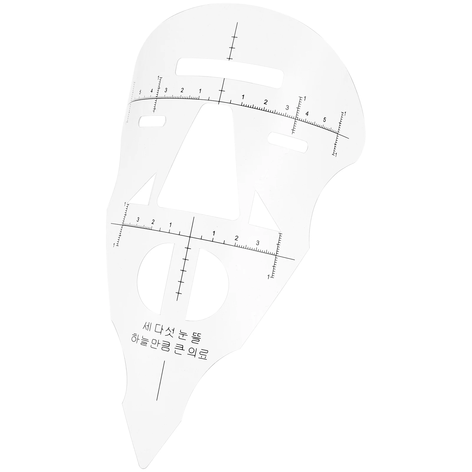 

Tool Tattoo Measuring Ruler Eyebrow Stencil Lip Thread Makeup Measure Microblading