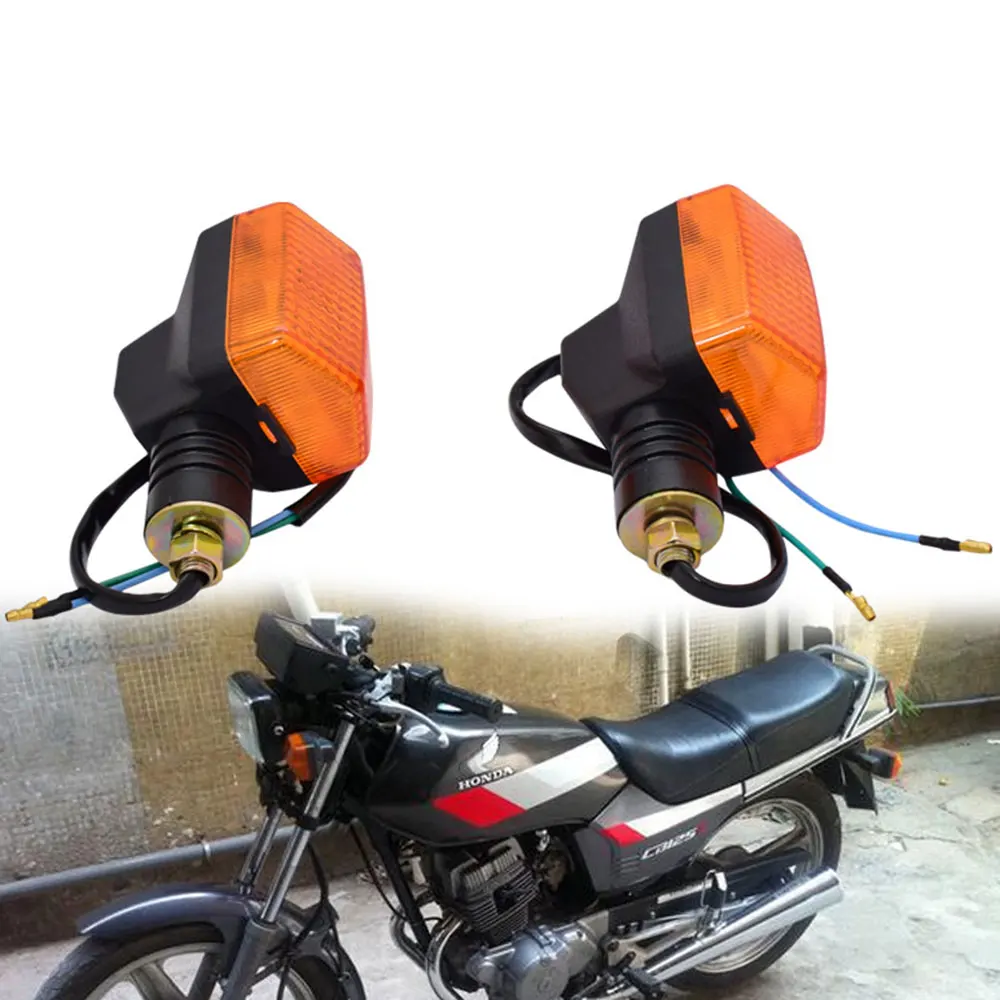 

2 pcs For 1993-2021 HONDA XR650L XR 650L Front/Rear Turn Signal Lights Indicator Lamps