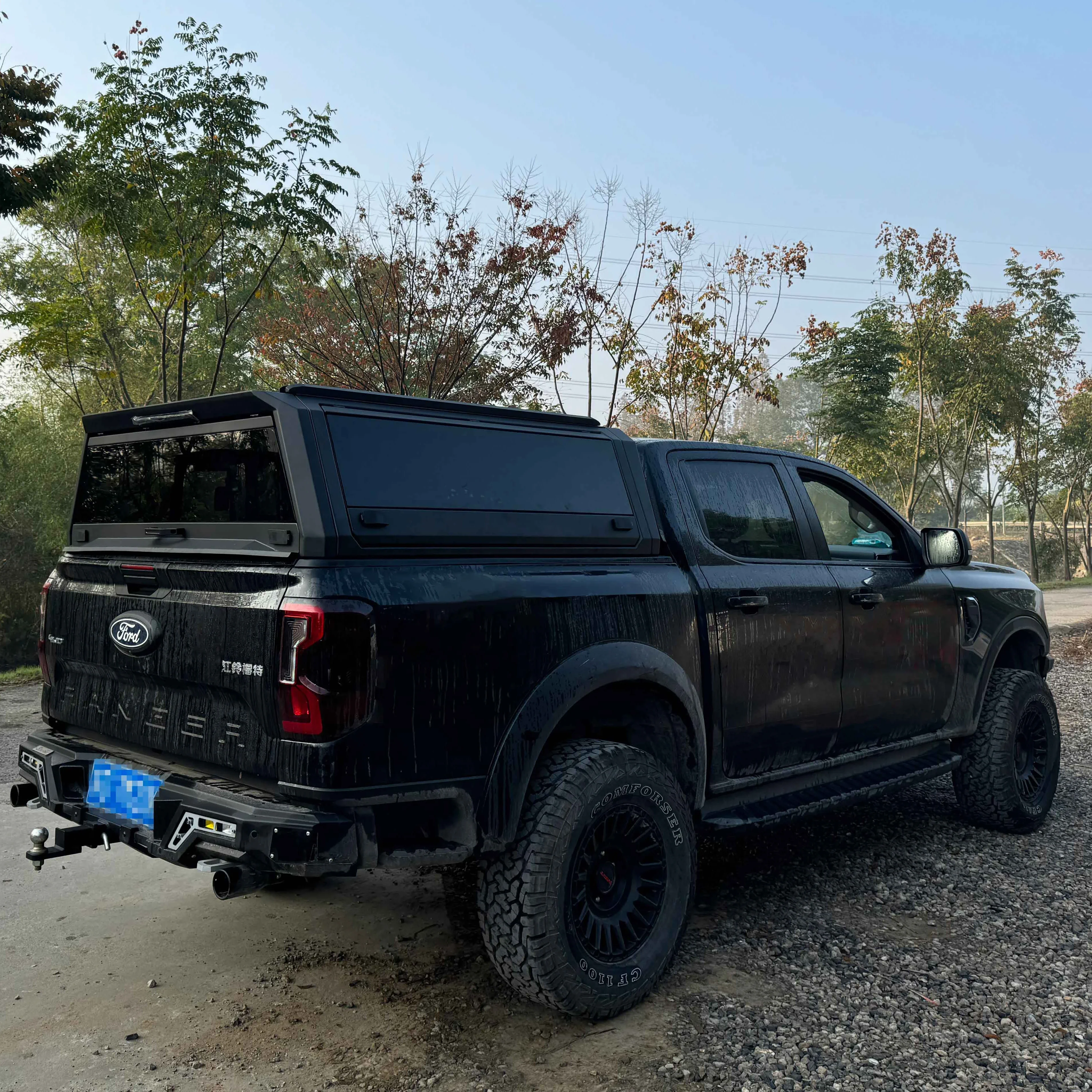 

Внедорожный жесткий тент-крышка из алюминиевого сплава для пикапов 4x4, совместимый с GMC Sierra 1500, Toyota Tundra, Nissan Titan