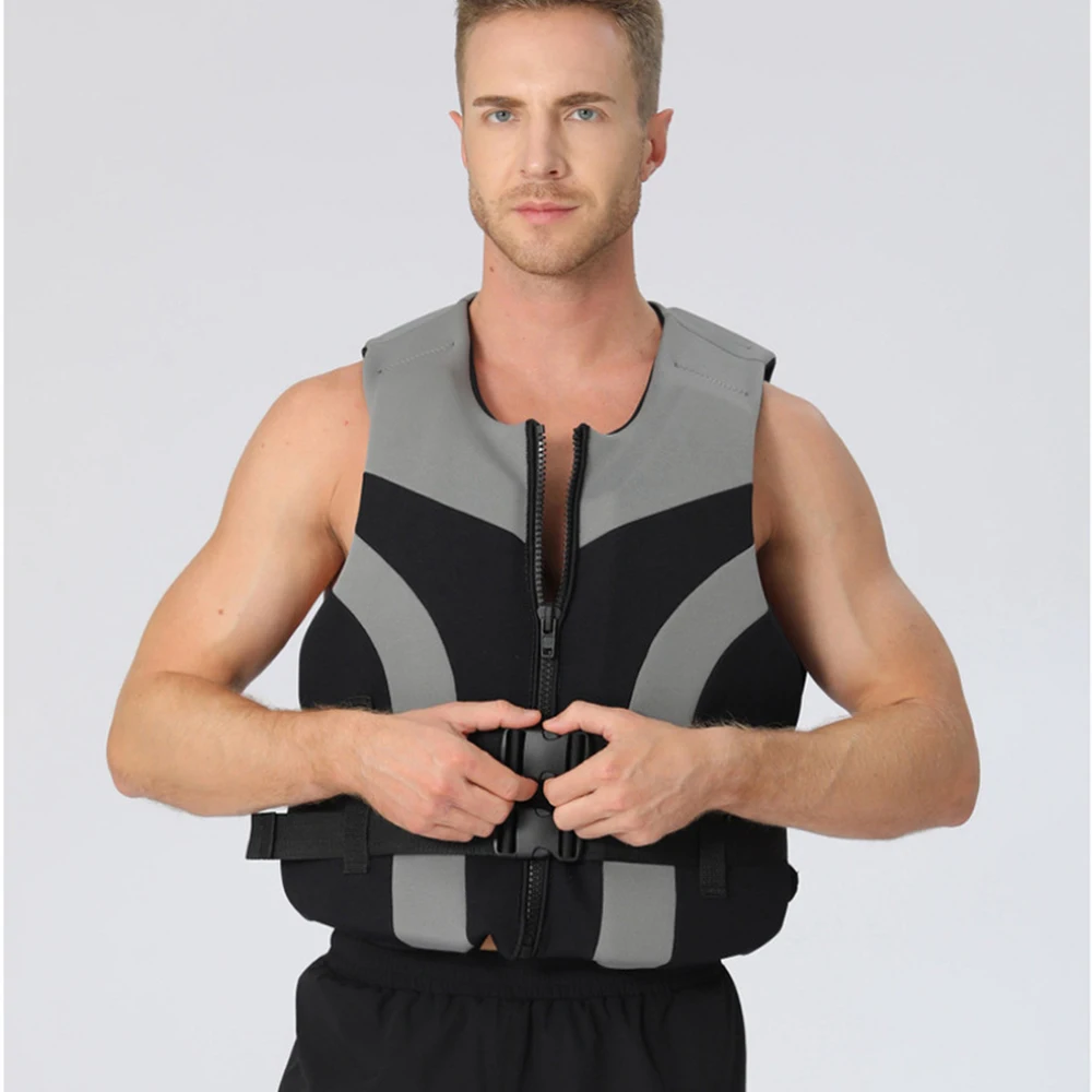 Colete de Impacto para Wakesurf, Colete de Competição Aprovado pela CE, Colete Salva-Vidas de Neoprene para Wake Surfing, Ótimo para Todas as Outras Atividades Aquáticas