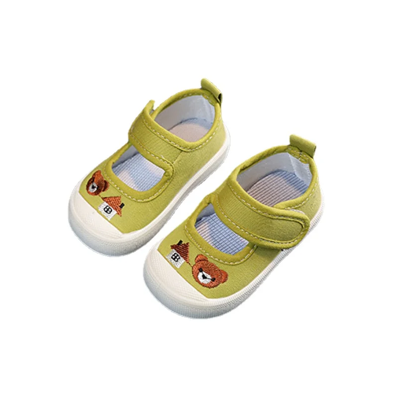 Kids Canvas Shoes Soft Sole Non-slip Baby Shoes Children\'s Sneakers Walking Shoes for Boy Girl Shallow Breathable Toddler Shoes