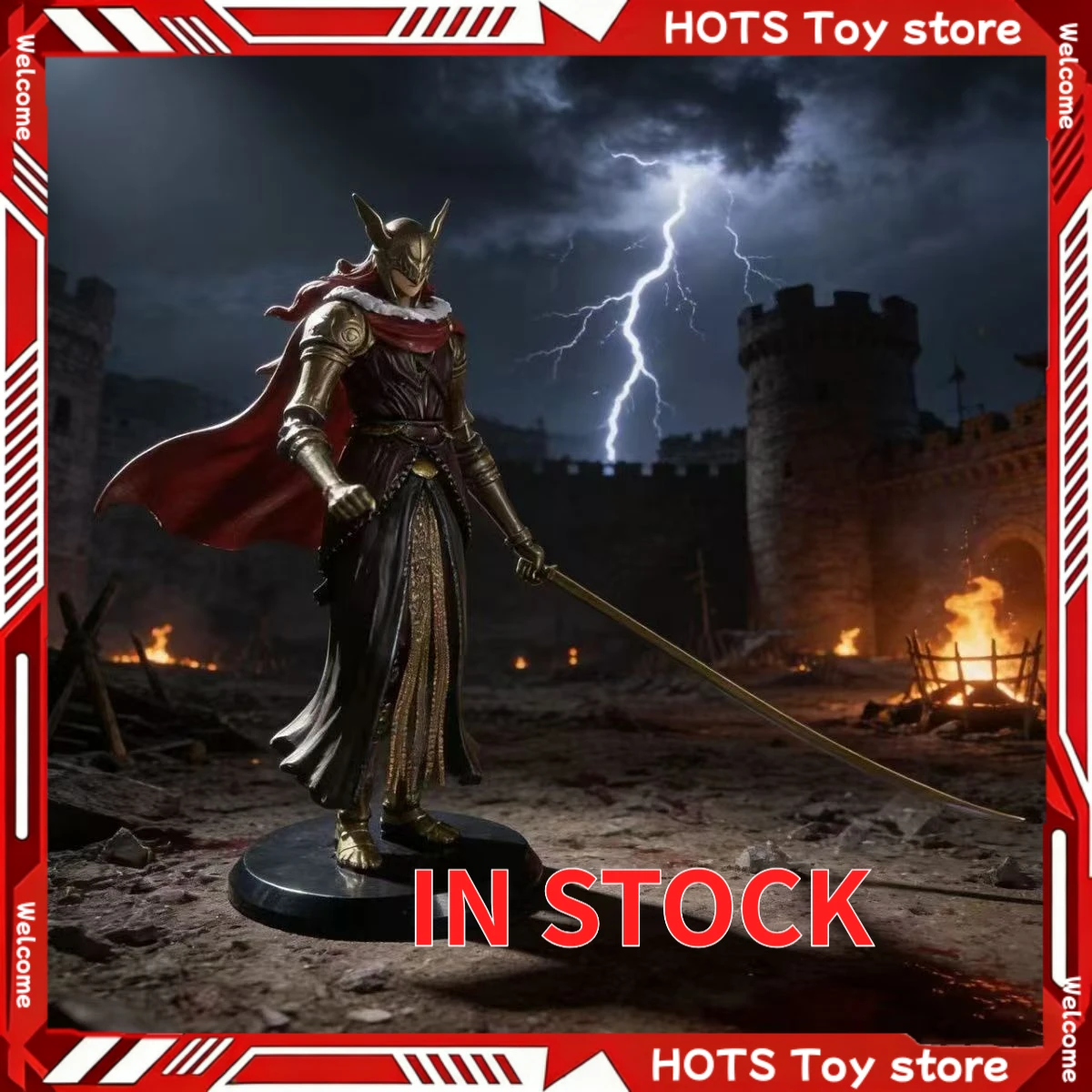 

Elden Ring Malenia Blade of Miquella Valkyrie Goddess of Rot SHF Action Figure Anime Character Model Collectible Statue Toy Gift