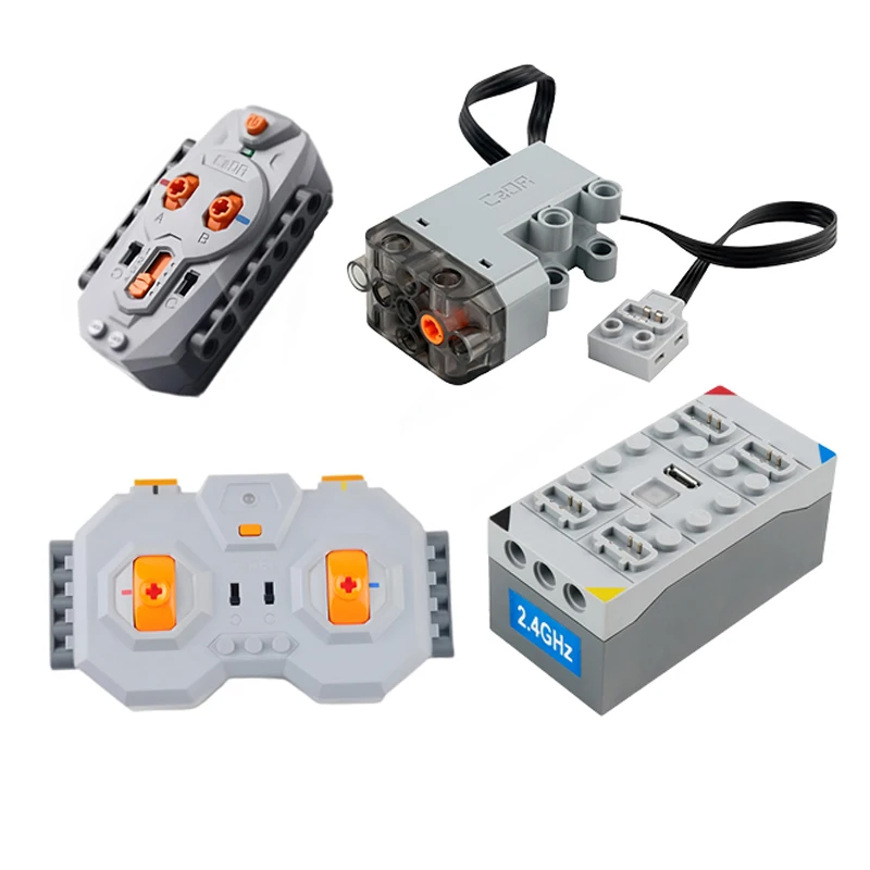 

Technical Motor Parts CaDA, обновленный серводвигатель, радиоуправляемые строительные блоки, модель автомобиля, механическая мощность, совместимая с Legoeds