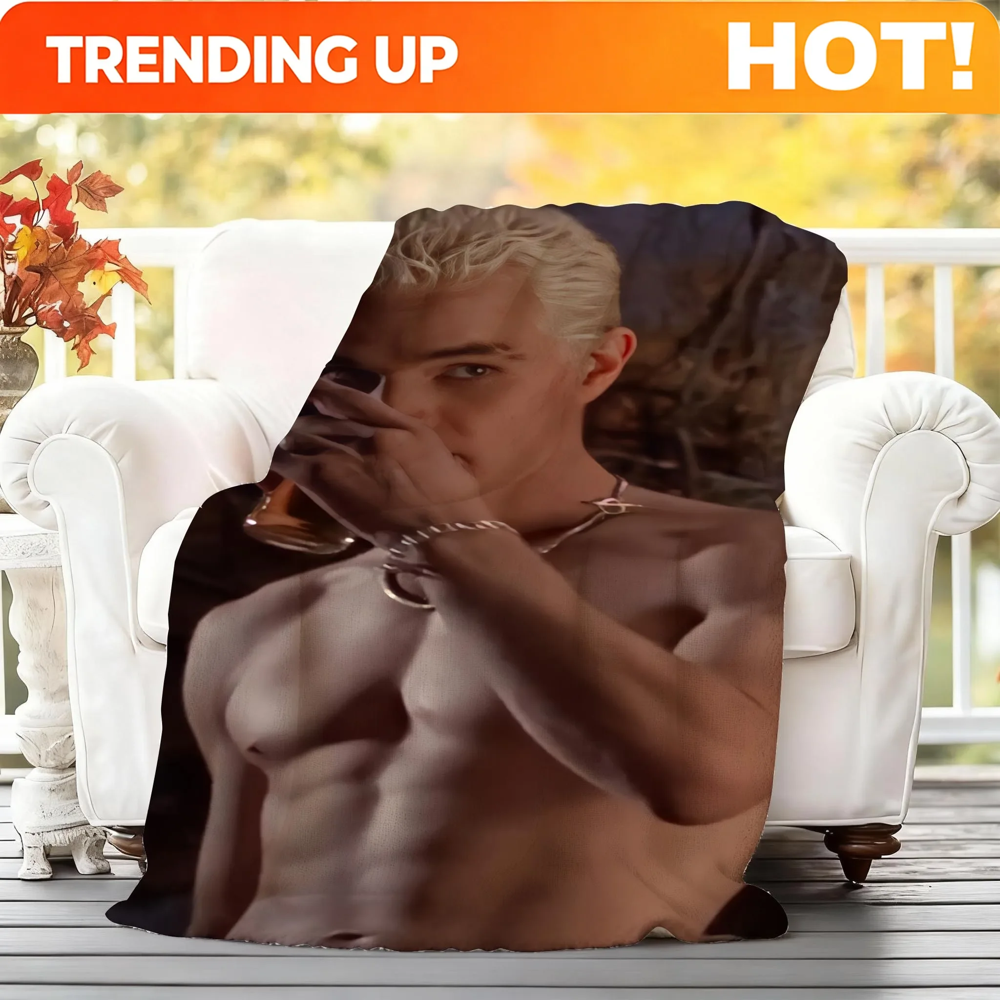 Custom A Vampire Hunter Buffy Printed Outdoor Blanket, Perfect For Camping And Outdoor Use, Essential For The Office, Made Of Sk