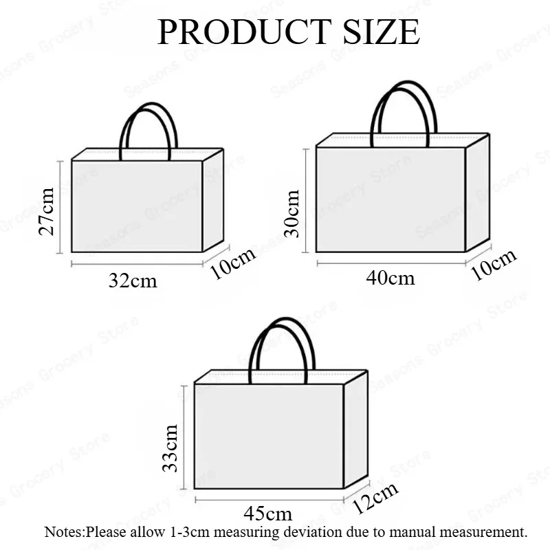 سعة كبيرة قابلة لإعادة الاستخدام غير المنسوجة حقيبة المتسوق لهدايا وصيفه الشرف الإكسسوارات هدايا الزفاف للضيوف كيس كادو #4