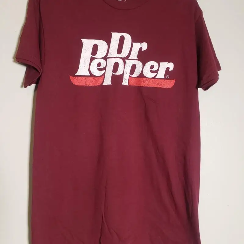 Dr Pepper Soda Drink camiseta Retro tamaño mediano