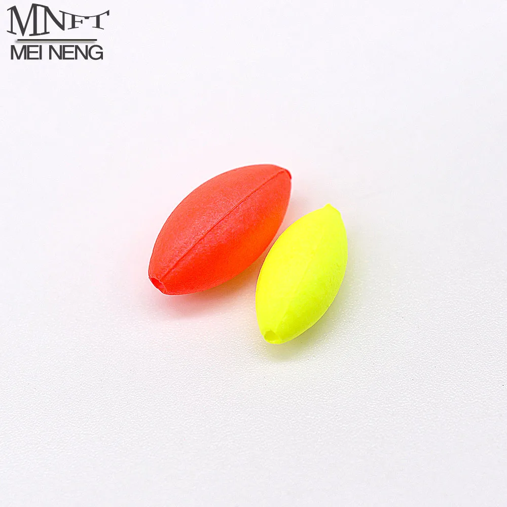 

MNFT 200Pcs Oval Hard Rig Beads Sea Fishing Lure Floating Float Tackles Tool