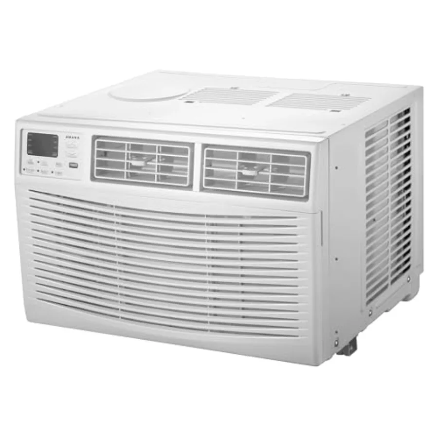 

Window air conditioner for bedroom kitchen living room, white ABS plastic, 15000 BTU cooling capacity, 115V, cools up to 700 sq