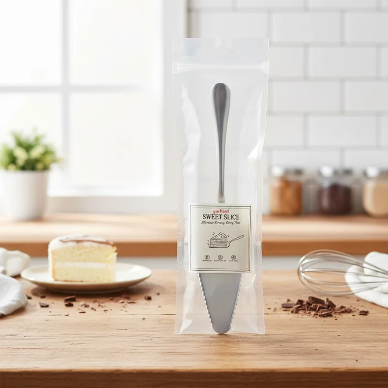 Stainless Steel Cake Server Serrated Edge Food Grade Durable Cake Spatula Reusable Easy To Clean Baking Tool for Cake Dessert