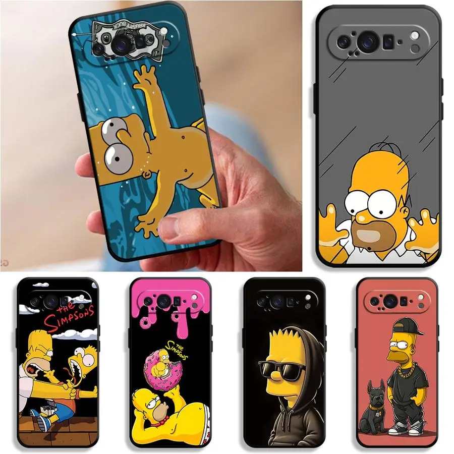 H-Homer S-SimpsonsS Funda Handyhülle für Google Pixel 10A 6a 8a 10 9 Pro XL 6 7 8 Pro 9a 7a