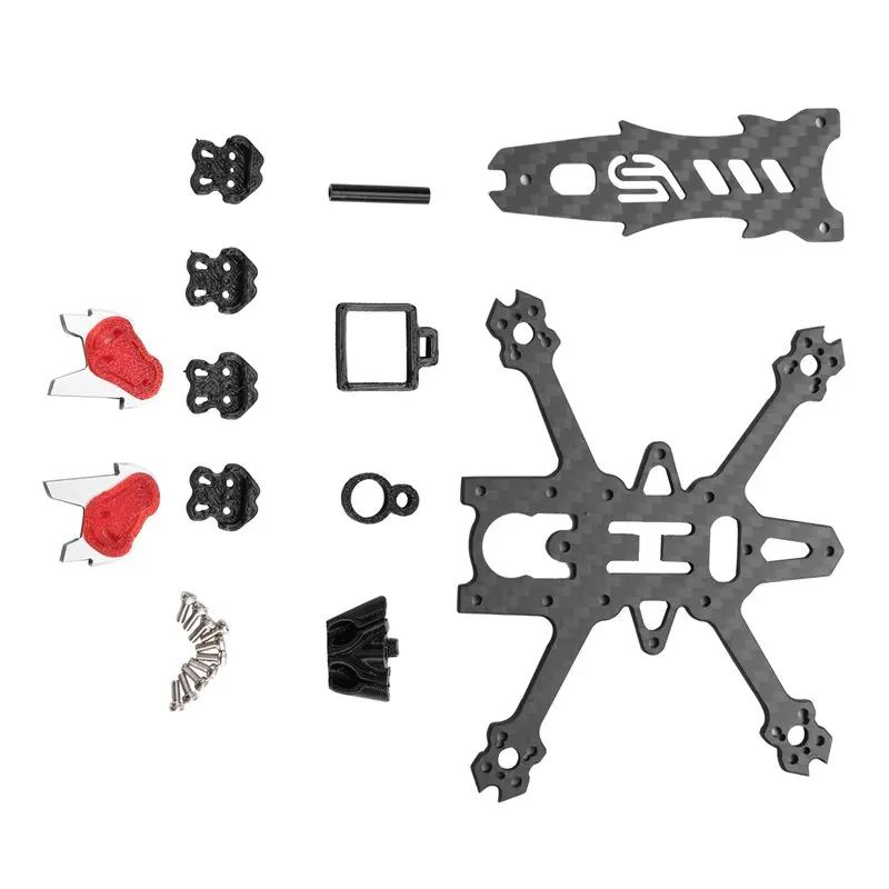 A13E-для DJI O4, совместимый с воздушным блоком, 50 мм, 2-дюймовый пропеллер, зубочистка, FPV, комплект рамы для гоночного дрона на радиоуправлении для двигателей 1002 1003 - Fox-2