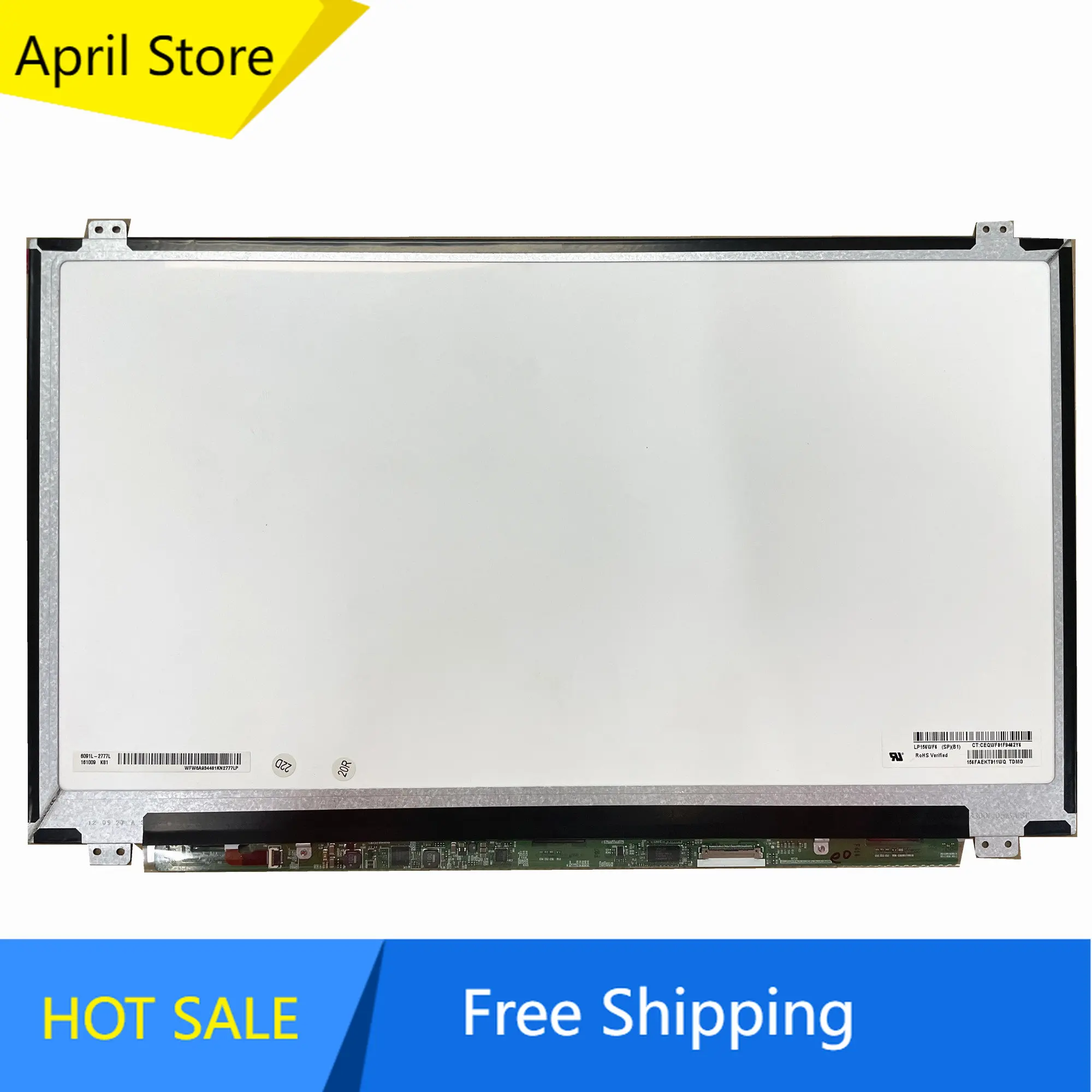 

LP156WF6-SPB1 fit NV156FHM-N43 LTN156HL01 15.6'' 72% NTSC Laptop LCD Screen 1920*1080 EDP 30 Pins IPS