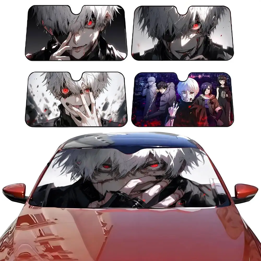 

T-Tokyo G-Ghoul Автомобильный солнцезащитный козырек Parasol Солнцезащитный козырек на лобовое стекло автомобиля с защитой от ультрафиолета и внутренний охладитель