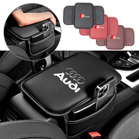Car Accessories PU Leather Center Console Armrest Pad For Audi Sline A1 A2 A3 A4 A5 A6 A7 A8 Q1 Q2 Q3 Q4 Q5 Q6 Q7 Q8 TT S3 S5 S6