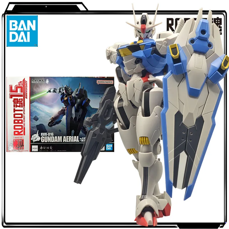 

Bandai натуральная аниме-фигурка THE ROBOT SPIRITSXVX-016 Gundam Aerial 15th Anniversary 130 мм, экшн-фигурки, игрушки для мальчиков, подарок для детей