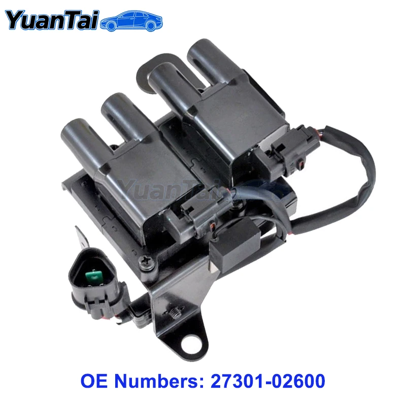 

New 27301-02600 Car Accessories Ignition Coil fit Hyundai ATOS (MX) 1.0i 1998-2003 G4HC fit HYUNDAI i10 I (PA)1.1 2008-2013 G4HG
