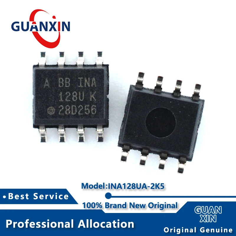 

100% New INA128UA-2K5 INA128UA SOIC-8 Marking INA128U INA128