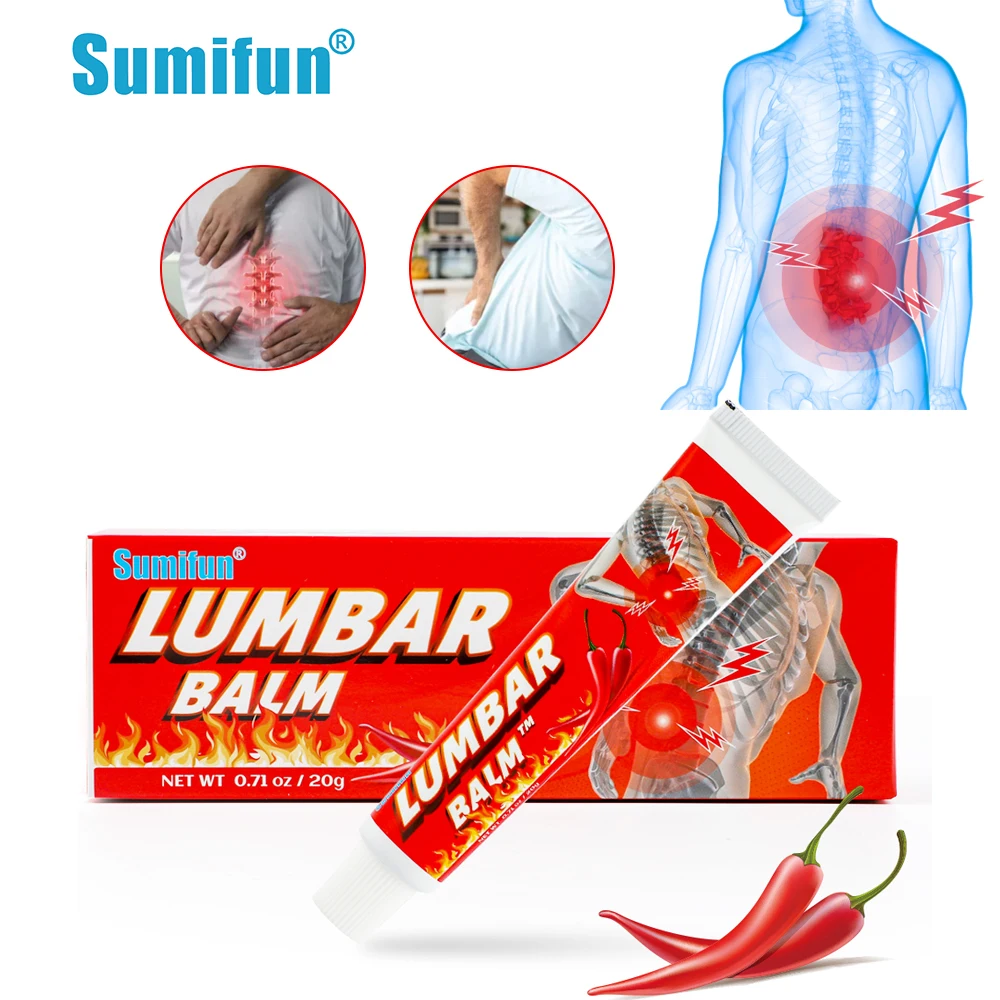 

Sumifun Capsicum Extract Pain Relief Cream Lumbar Muscle Strain Cervical Spondylosis Arthritis Rheumatism Medical Health Care