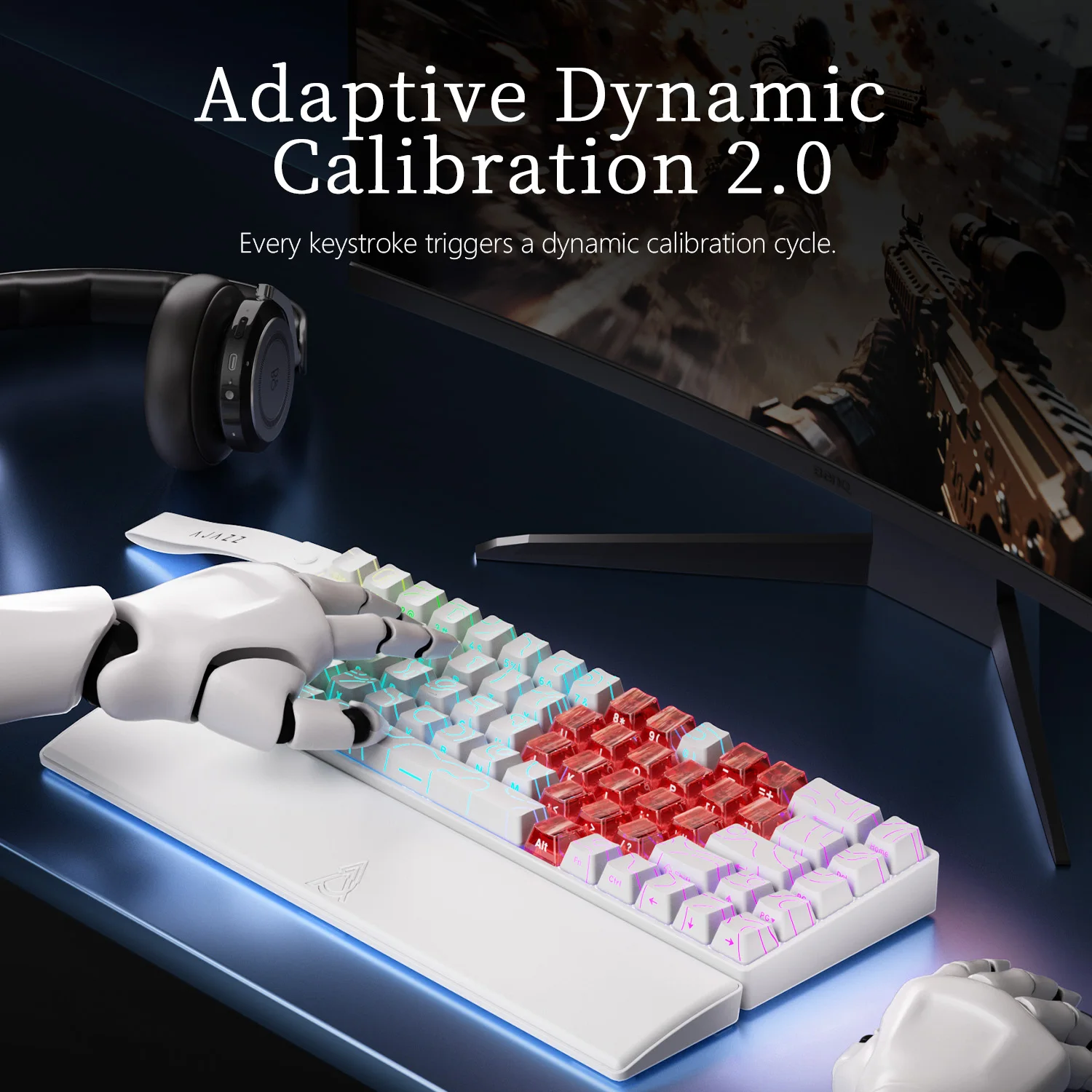 AJAZZ New AK680 V2 Magnetic Switch Gaming Mechanical Keyboard 0.01