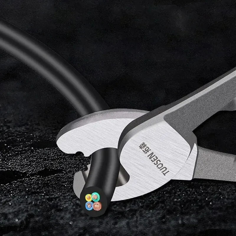 قاطع كابلات 6/8/10 بوصة كماشة كهربائي متعددة الوظائف تجريد قطع أدوات يدوية سلك ودليل أداة