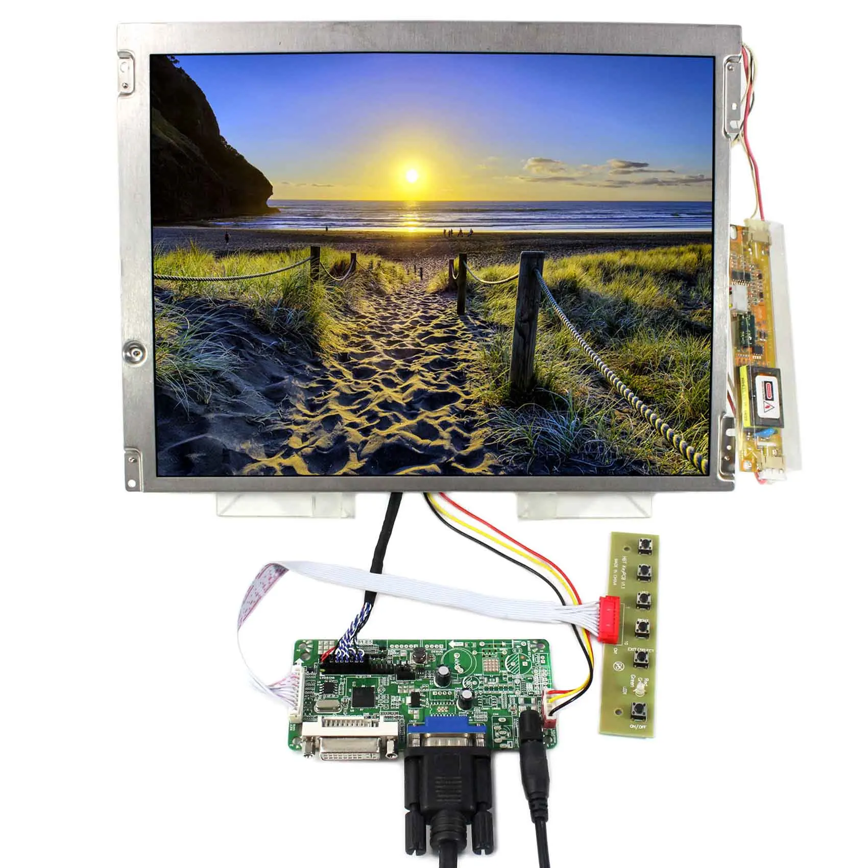 

12.1inch 800X600 LCD Screen 12.1" LQ121S1LG45 work with VGA+DVI LCD Controller Board