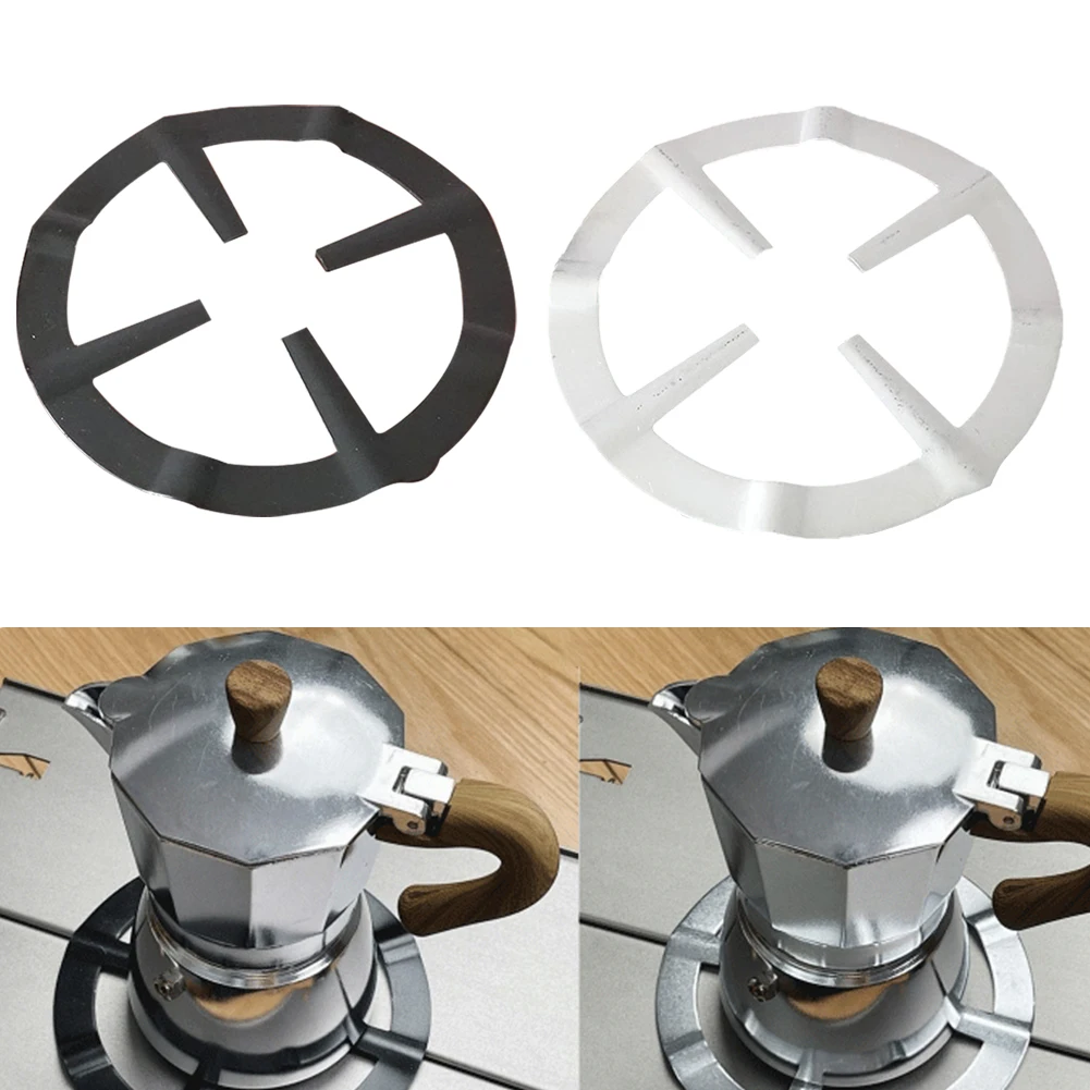 

Moka Pot Stove Stand Alloy Coffee Pot Holder Gas Range Support Ring Burner Kitchen Camping Picnic Accessories