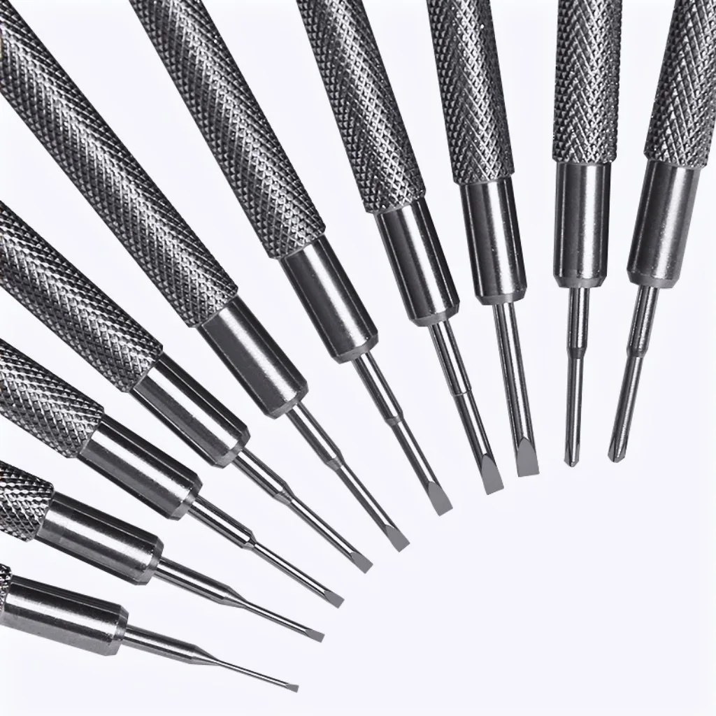 KWONG YUEN GY004 الصين صنع مايكرو فيليبس/مفك برأس مسطح في مفك براغي من نوع فتحة ملليمتر لإصلاح الساعة