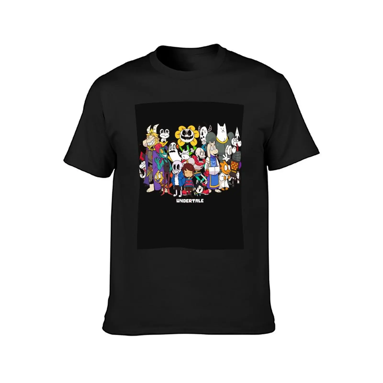 Undertale - All characters T-Shirt summer clothes Blouse fitted t shirts for men