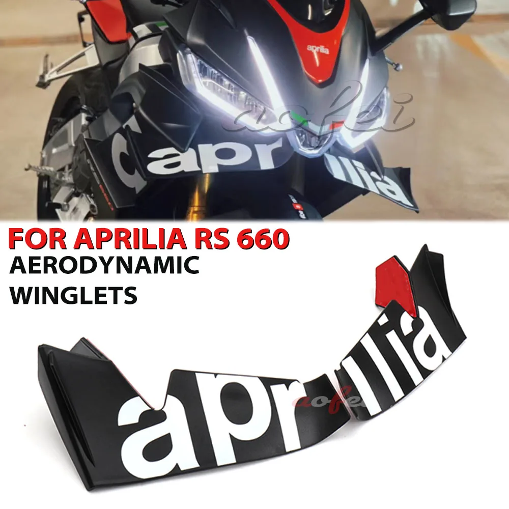 

New Naked Front Spoiler Winglet Aerodynamic Wing Kit Spoiler Motorcycle Accessories For Aprilia RS660 RS 660 rs660 rs 660