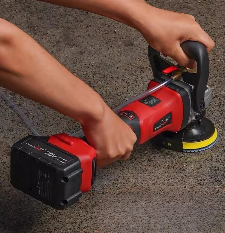 2025 1200w Lithium battery brushless water grinding machine, stone polishing machine,sanding machine