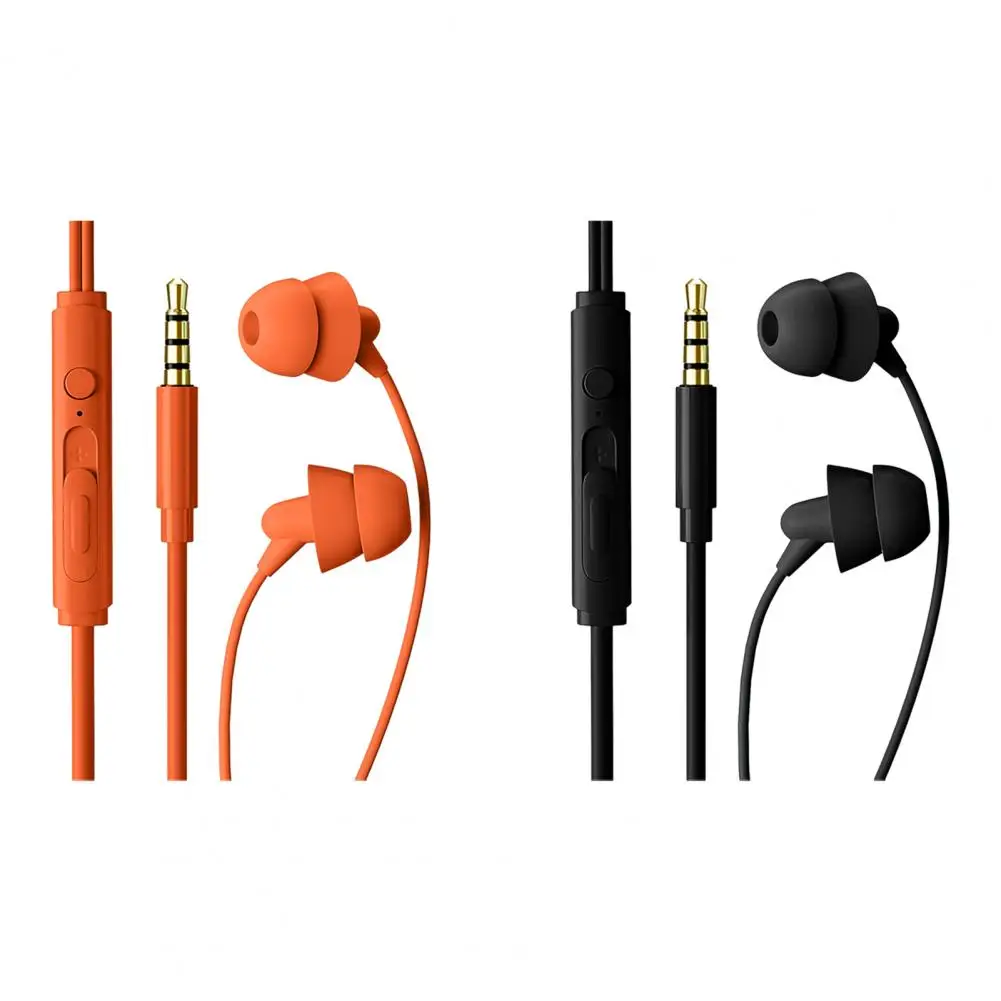 유선 이어폰 헤드폰 마이크 스테레오 사운드, 깊은 저음 왜곡 없는 라인 컨트롤, 인이어 헤드셋, 전화 액세서리
