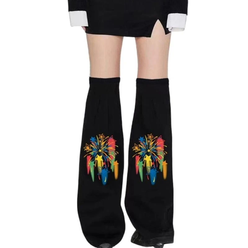 

Women Flared Leg Warmers Fashion Long Leg Socks Gotik Punk Loose Leg Covers Stockings Subcultures Leg Sleeves Gifts
