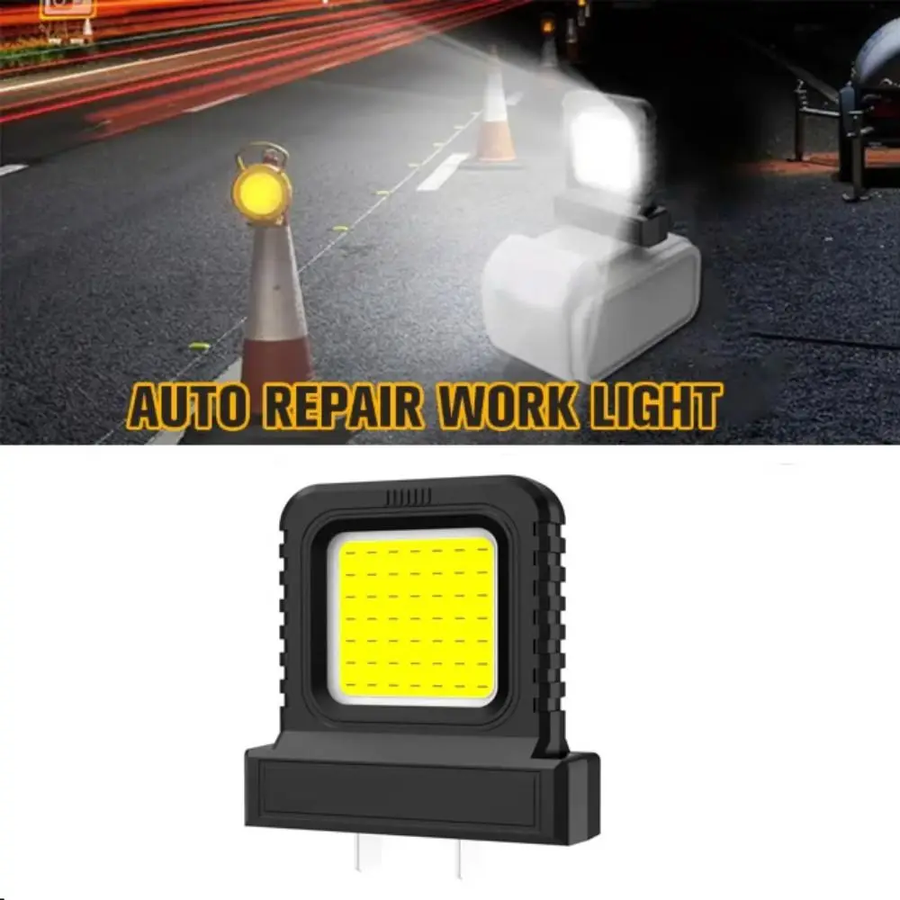 Lampu Kerja LED Daya Tahan Lama 20-21V Lampu Kerja Tanpa Kabel Bercahaya Kompatibel dengan Baterai Li-ion Baterai Lithium Lampu Konstruksi