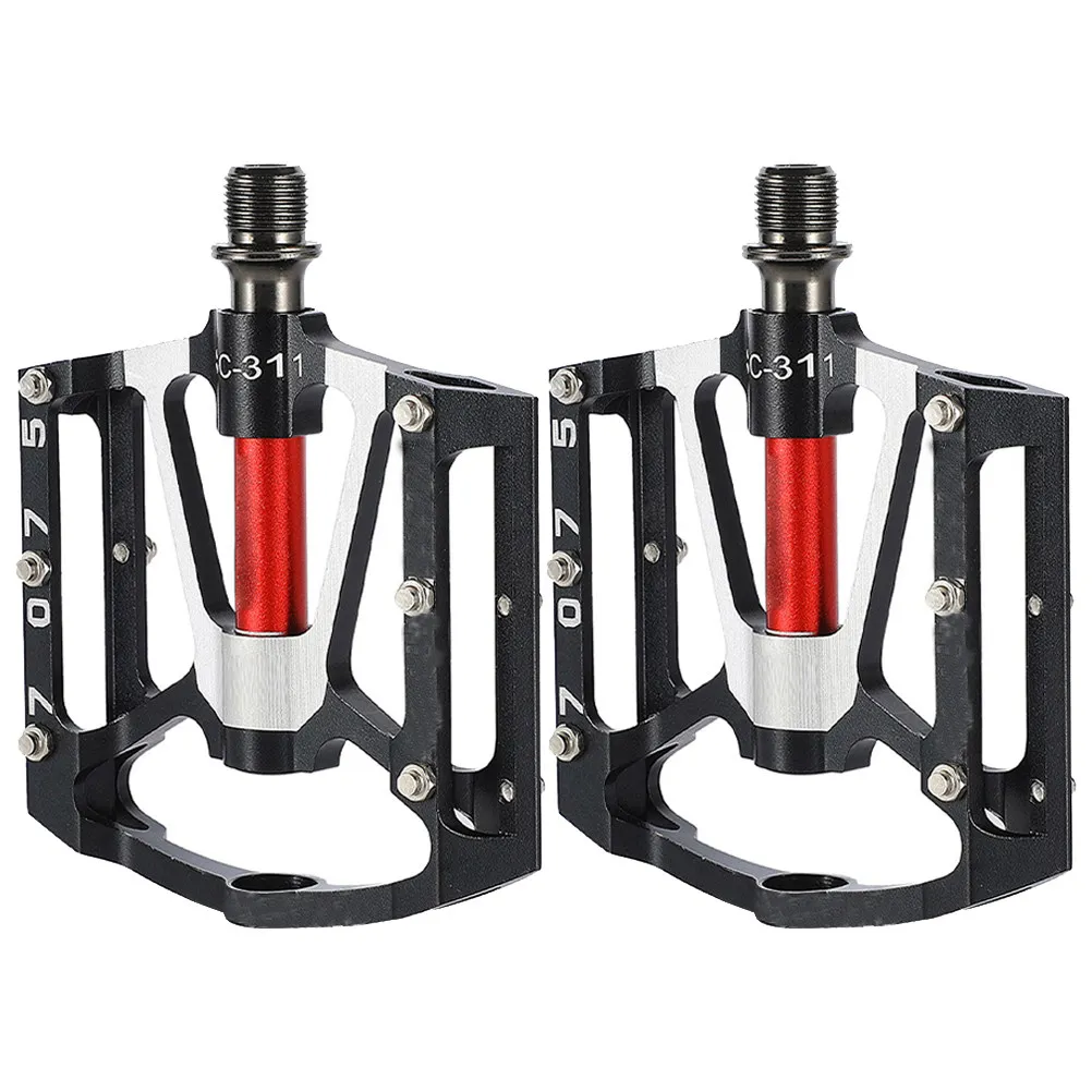 

Пара велосипедных педалей из премиального материала: стабильная установка, износостойкие, с широкой платформой для ног, для шоссейных велосипедов