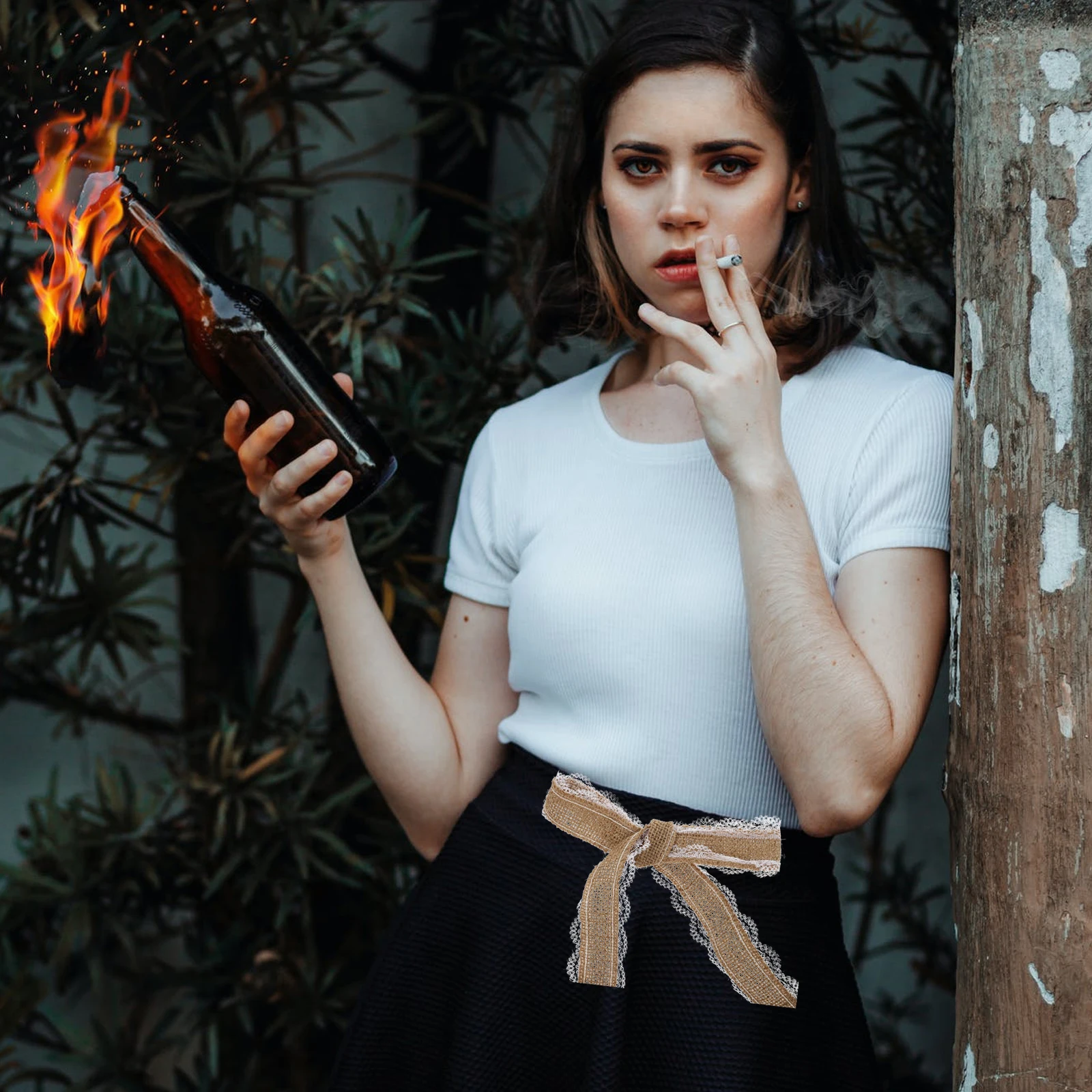 

4 Rolls Lace Trim Burlap Roll Christmas Wedding DIY Decoration Fabric Ribbon Gift Wrapping Bridal Sewing Supplies