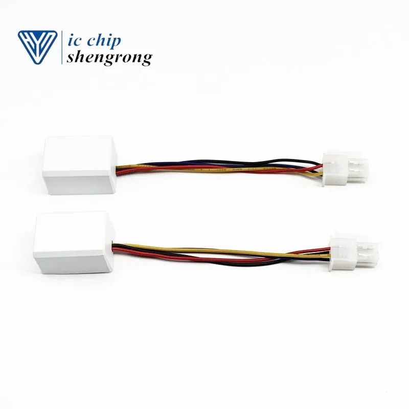 

2PCS 2 In 1 Square 4Pin Fan Simulator For S19 S19kpro S21 T21 KS5 KS5pro Cooling Fan Spoofer