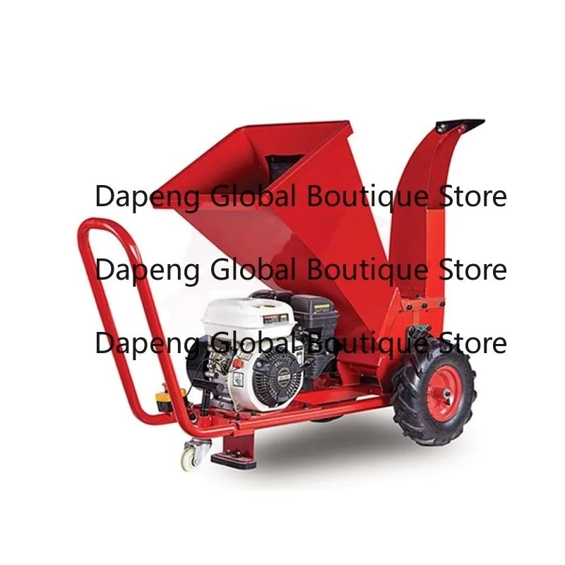 Hydraulic 15HP Wood Chip Crusher Machine Firewood Processor Small Por-table Wood Crusher