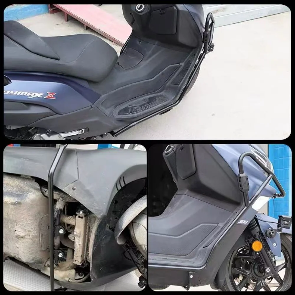 For SYM Cruisym 300 joymax Z300 modified reinforced thickened insurance bumper anti-collision and anti-fall bumper accessories