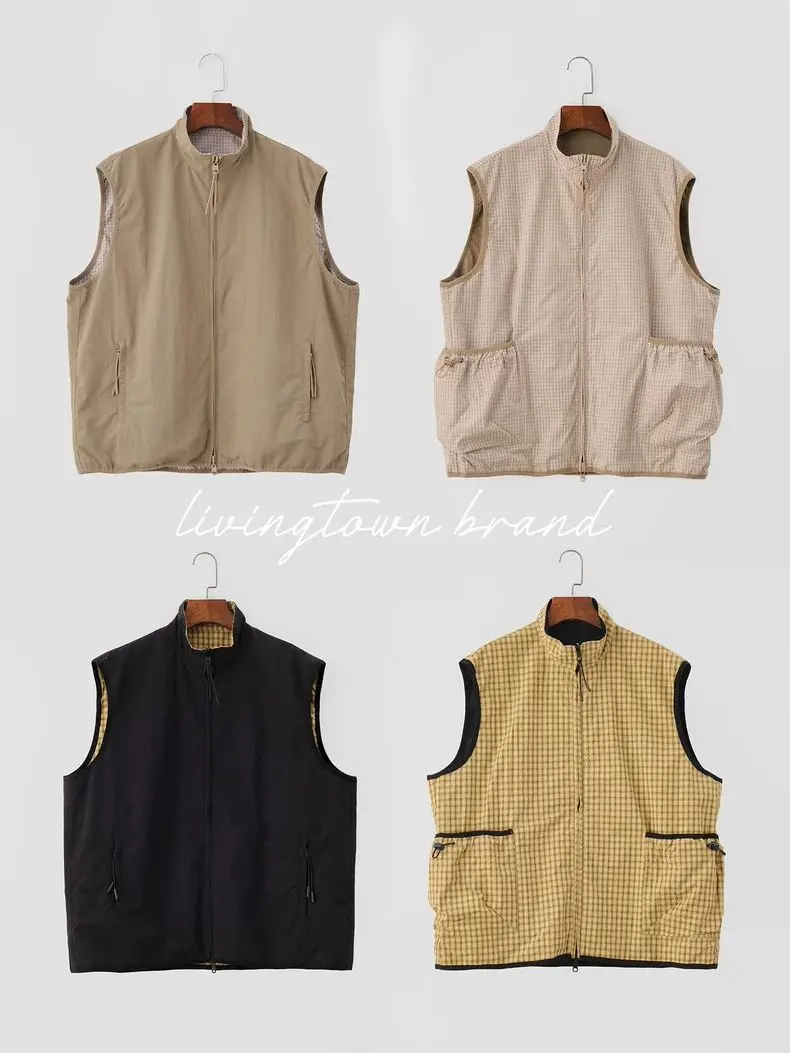 

Vests Waistcoats Thin Womens Vest Zip Up Y2K Fall Button-Down Flannel Stylish Modern Regular Officewear Cleanfit Temperament Ins