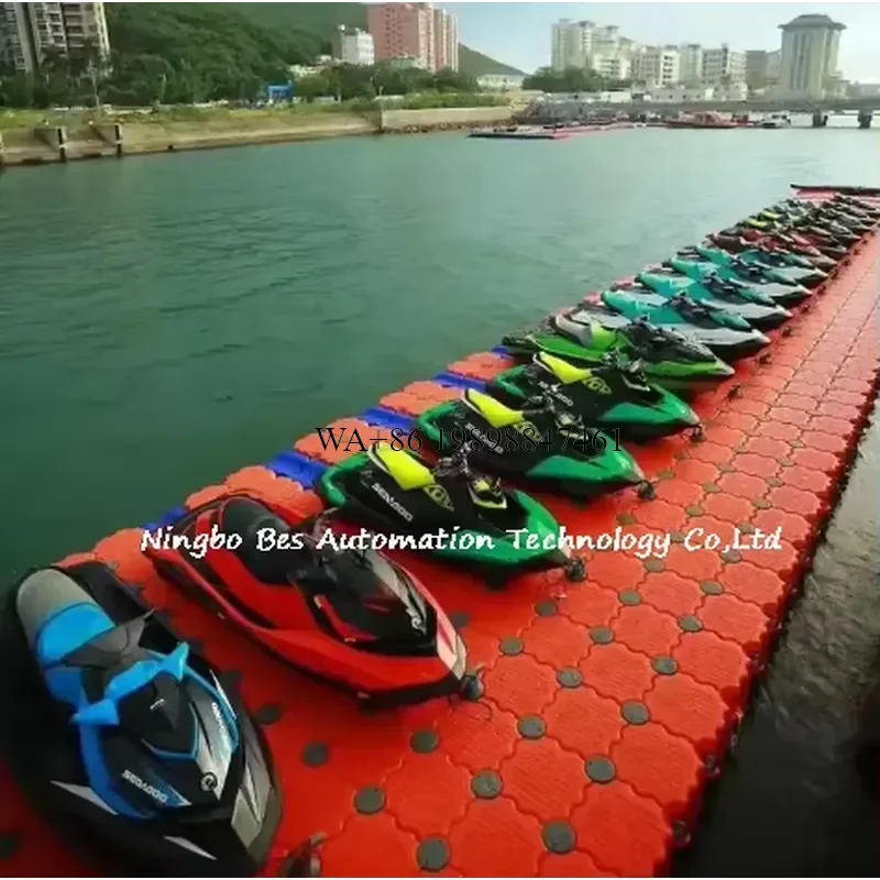 Wmwmnu Portable HDPE Cube Plastic Pontoon Floating Dock Modular Jet Ski Platform for Water