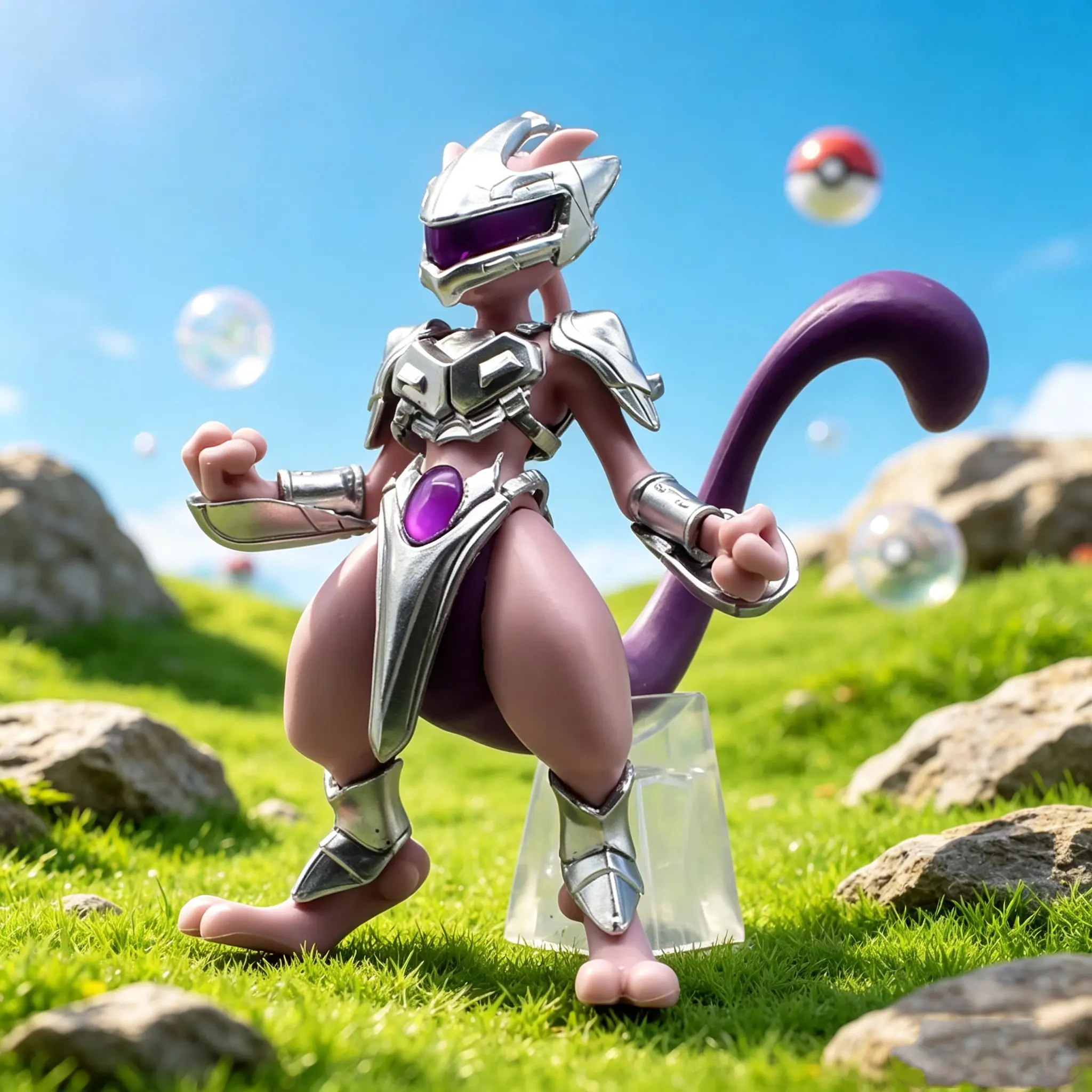 Anime Pokemon Figures Mew Mewtwo Action Figures Legendary Anime GK PVC Collection Model Perimeter Toys Birthday