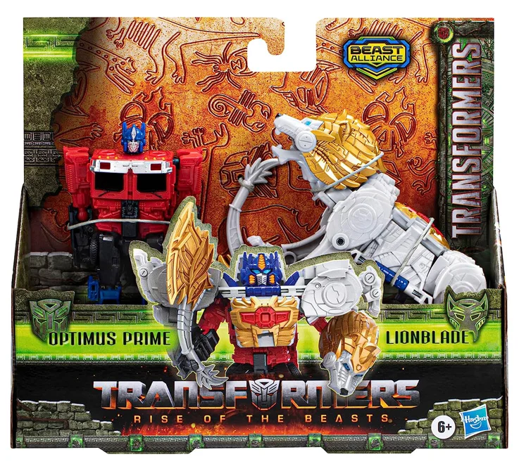 Op voorraad Transformed Toys Movie 7 Beast Wars OP Commander + White Lion Action Figure Collection Gift