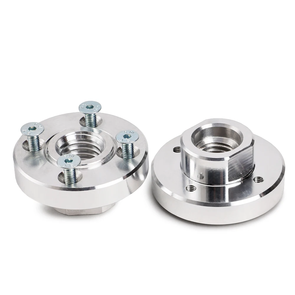 45mm 50mm Aluminum Alloy Angle Grinder Flange Plate Adapter For M14 or 5/8/-11 Thread Mounting Disc Holder Secure Fastening