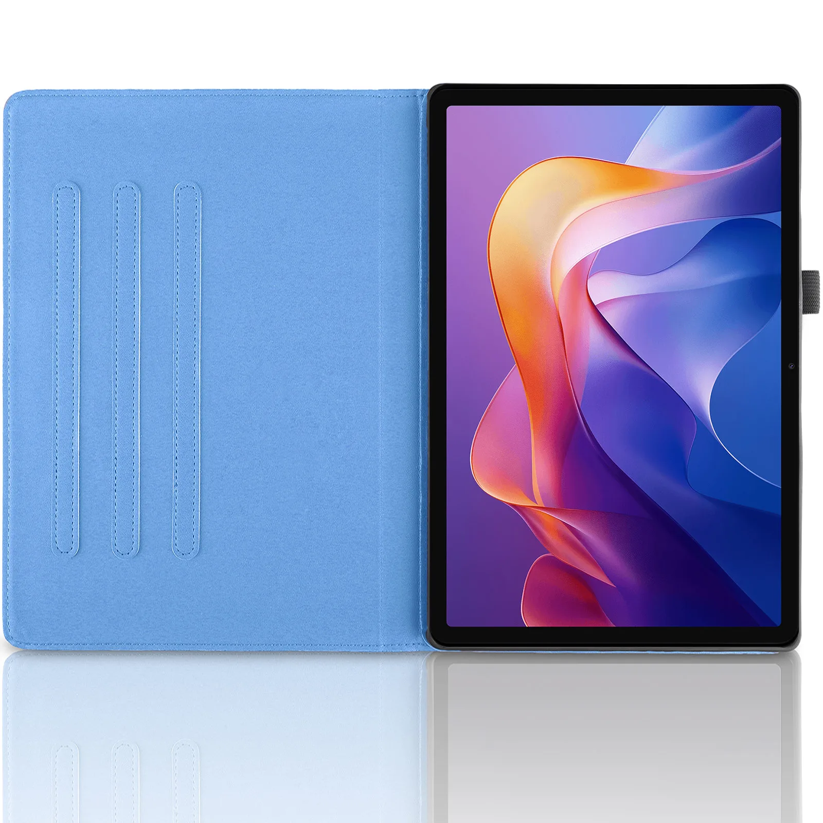 360 الدورية محفظة جلدية غطاء لوحي ل Xiaomi Redmi الوسادة 2 11 بوصة K Pad 8.8 2025 7 11.2 SE 8.7 بطاقات Solt حامل كتاب #6