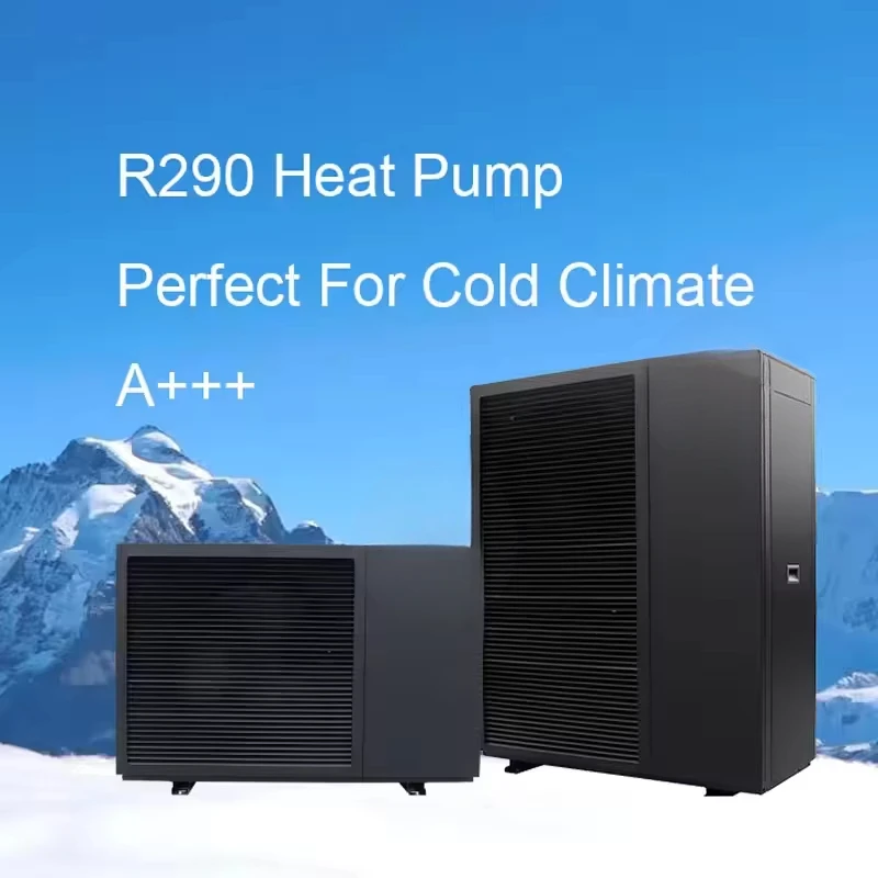 Plant OEM R290 A +++ Full Inverter for Heating Cooling and DHW with Cold Clima WIFI Smart Air Source to Hot Water