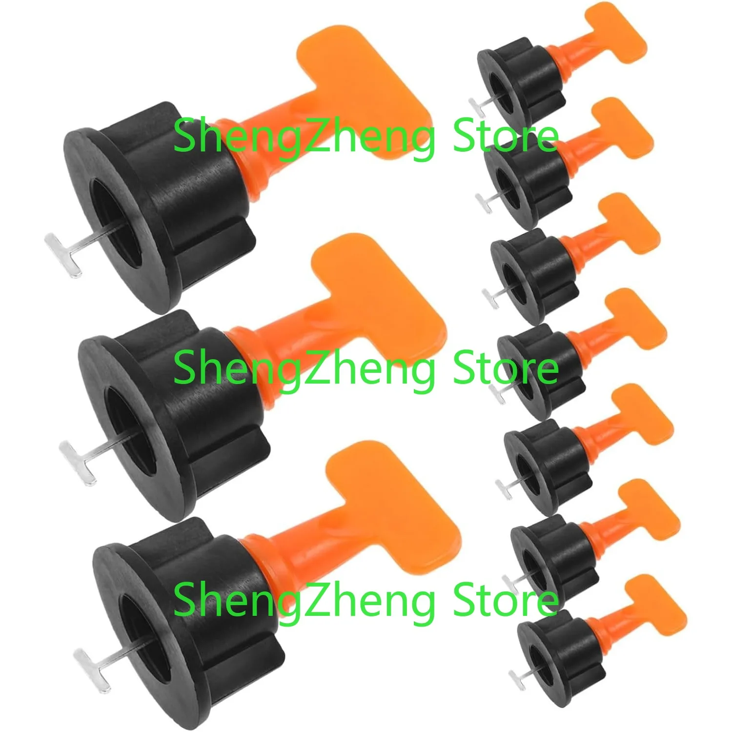 

50 Sets Plastic Ceramic Tile Leveler Tools Tile Leveling Locator T Leveling System Locator Tools For Tiles