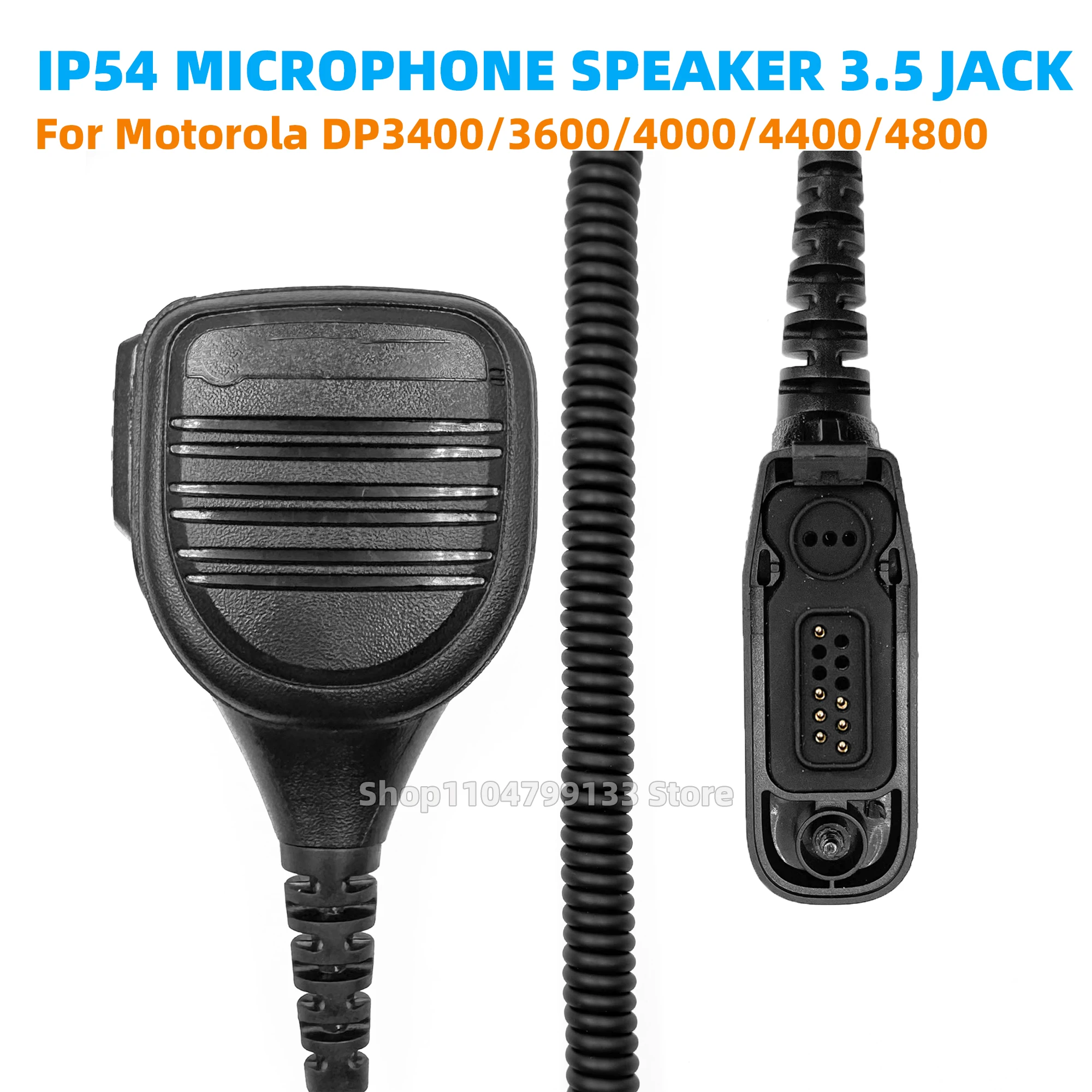 

Walkie Talkie Microphone Speaker For Motorola Radio DP3400/DP3600/DP4000/DP4400/DP4800 DP4400e/DP4801e XPR7550e DGP8550e APX6000